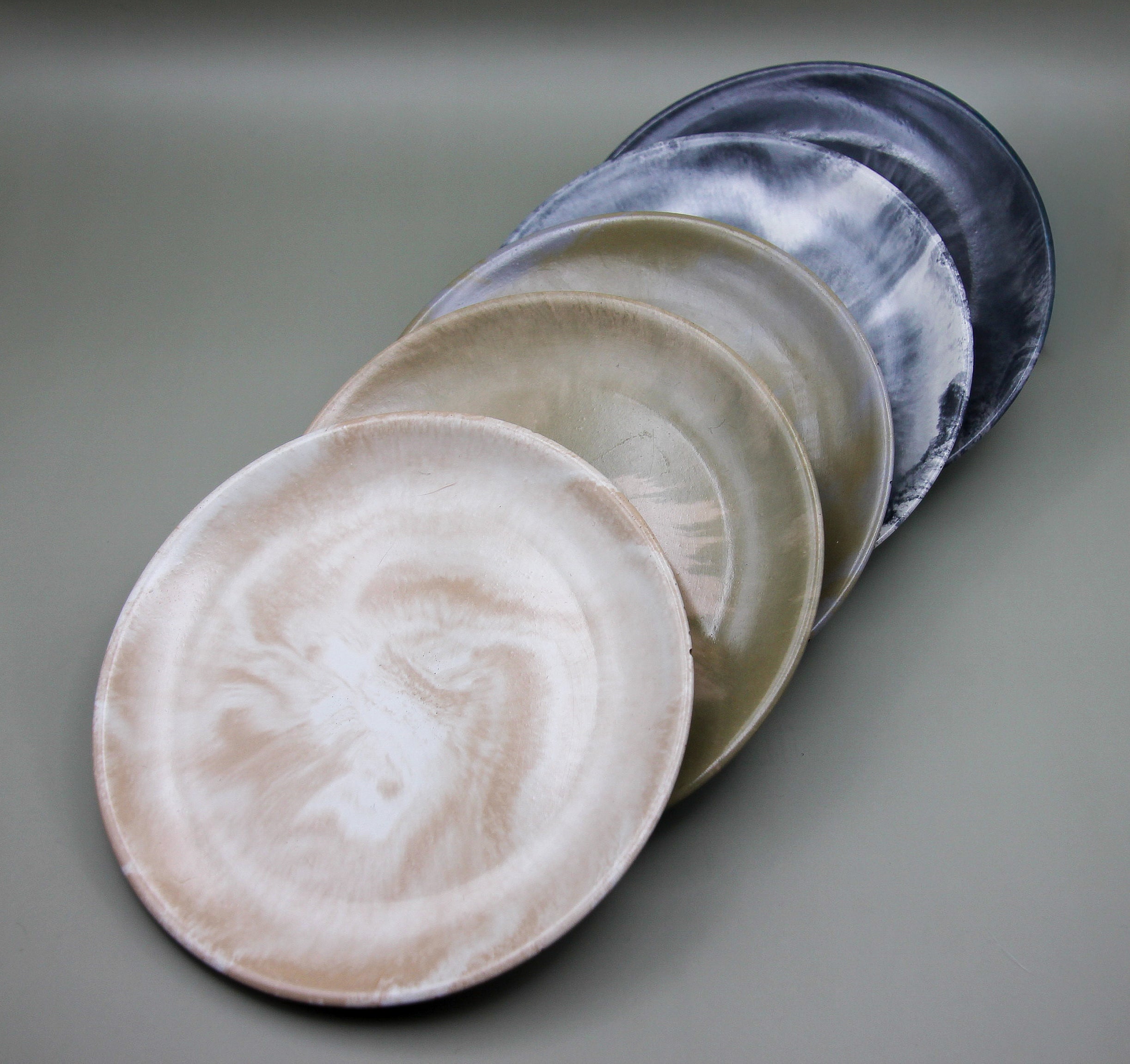 Round Cement Catchall Dish