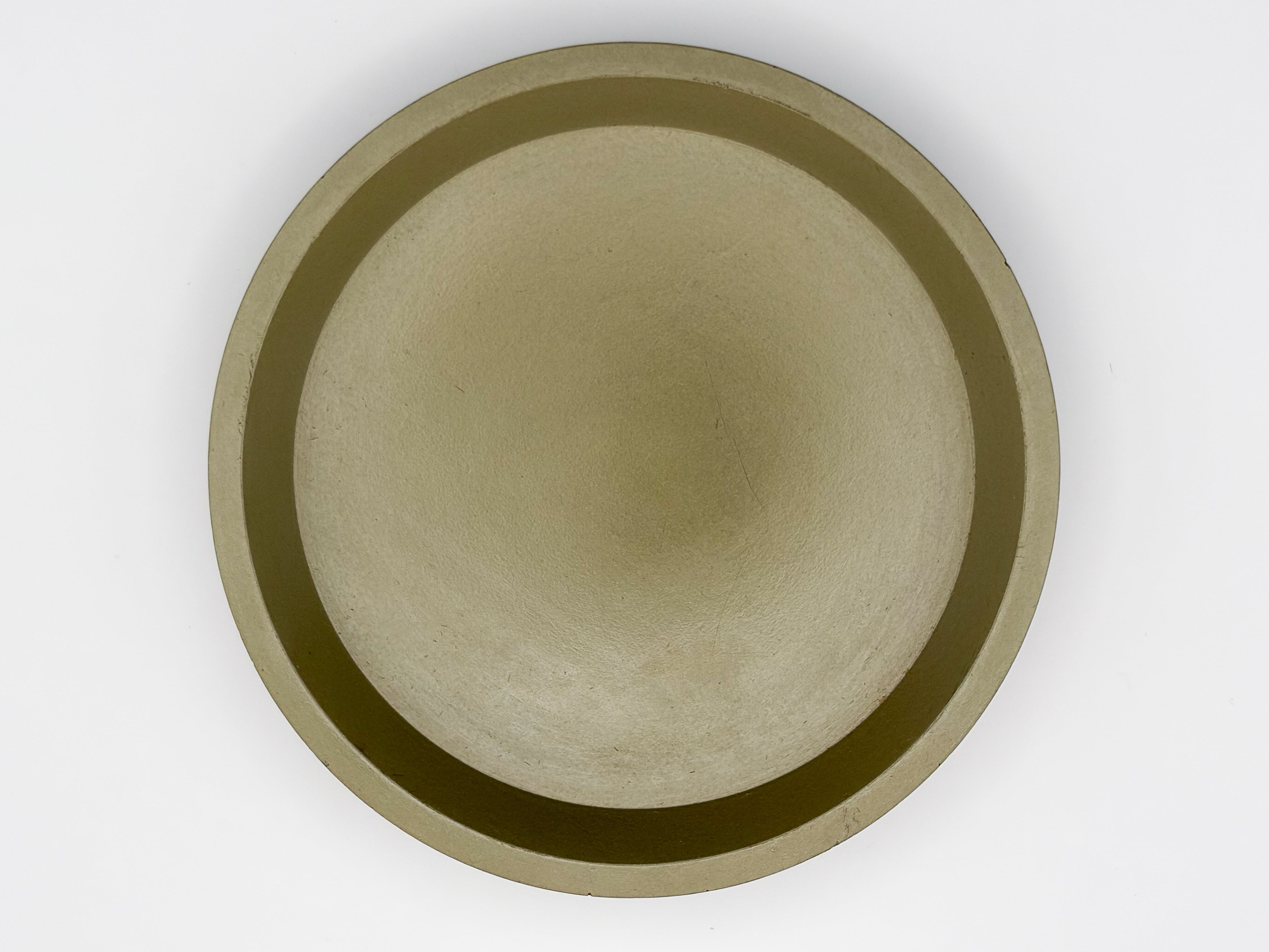 Round Cement Catchall Dish with Lip or Coaster