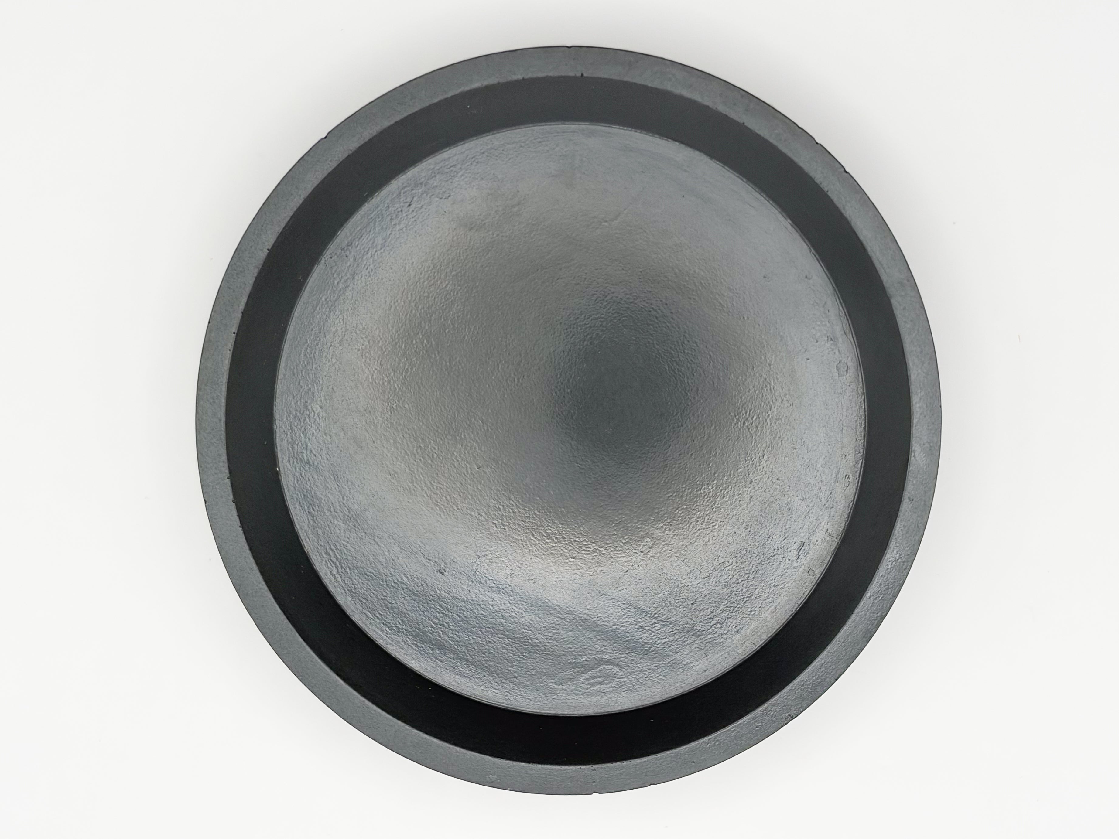 Round Cement Catchall Dish with Lip or Coaster