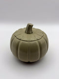 Hand-Cast Cement Pumpkin Vessel